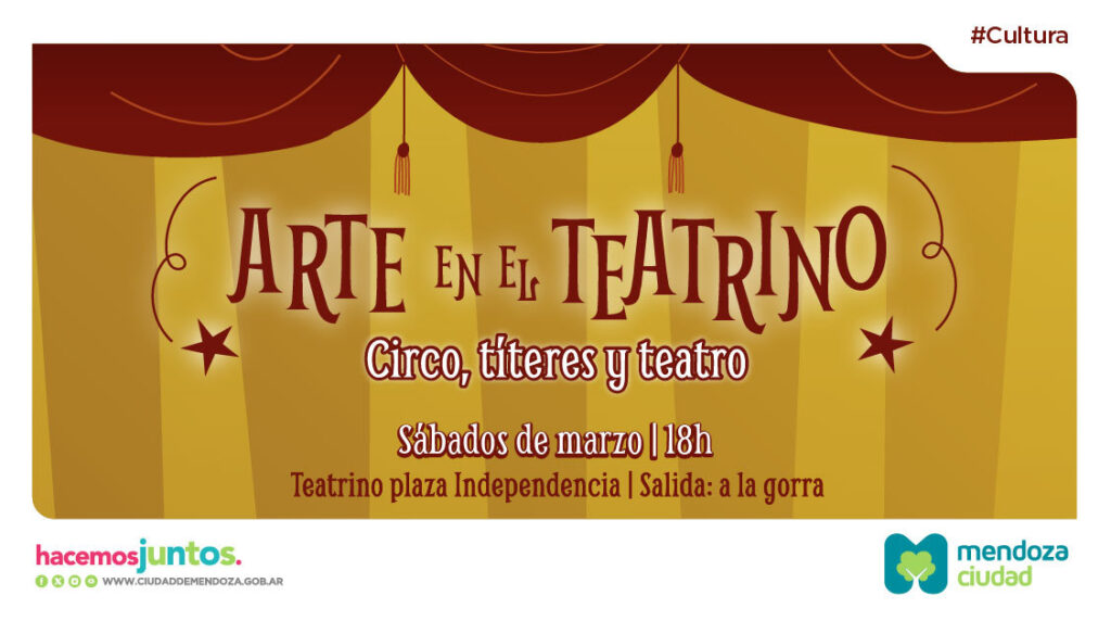 DISFRUTÁ DE MARZO CON “ARTE EN EL TEATRINO” – Vozdecultura