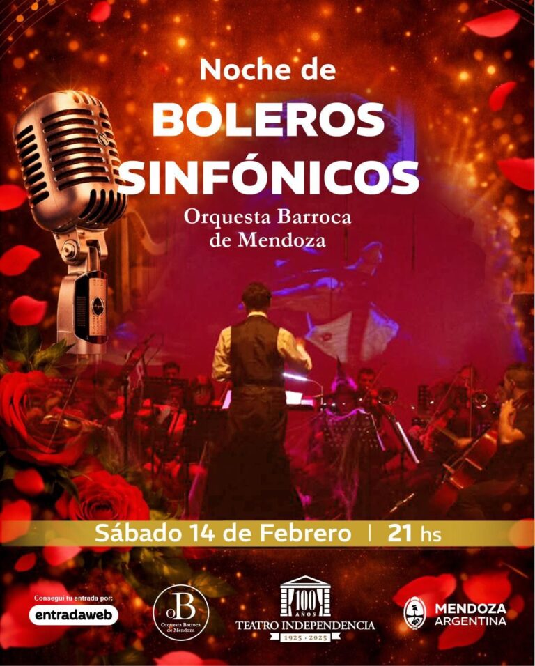 Boleros Sinfónicos - Teatro Independencia (flyer feed)